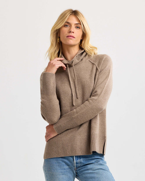 Cashmere Drawstring Funnel