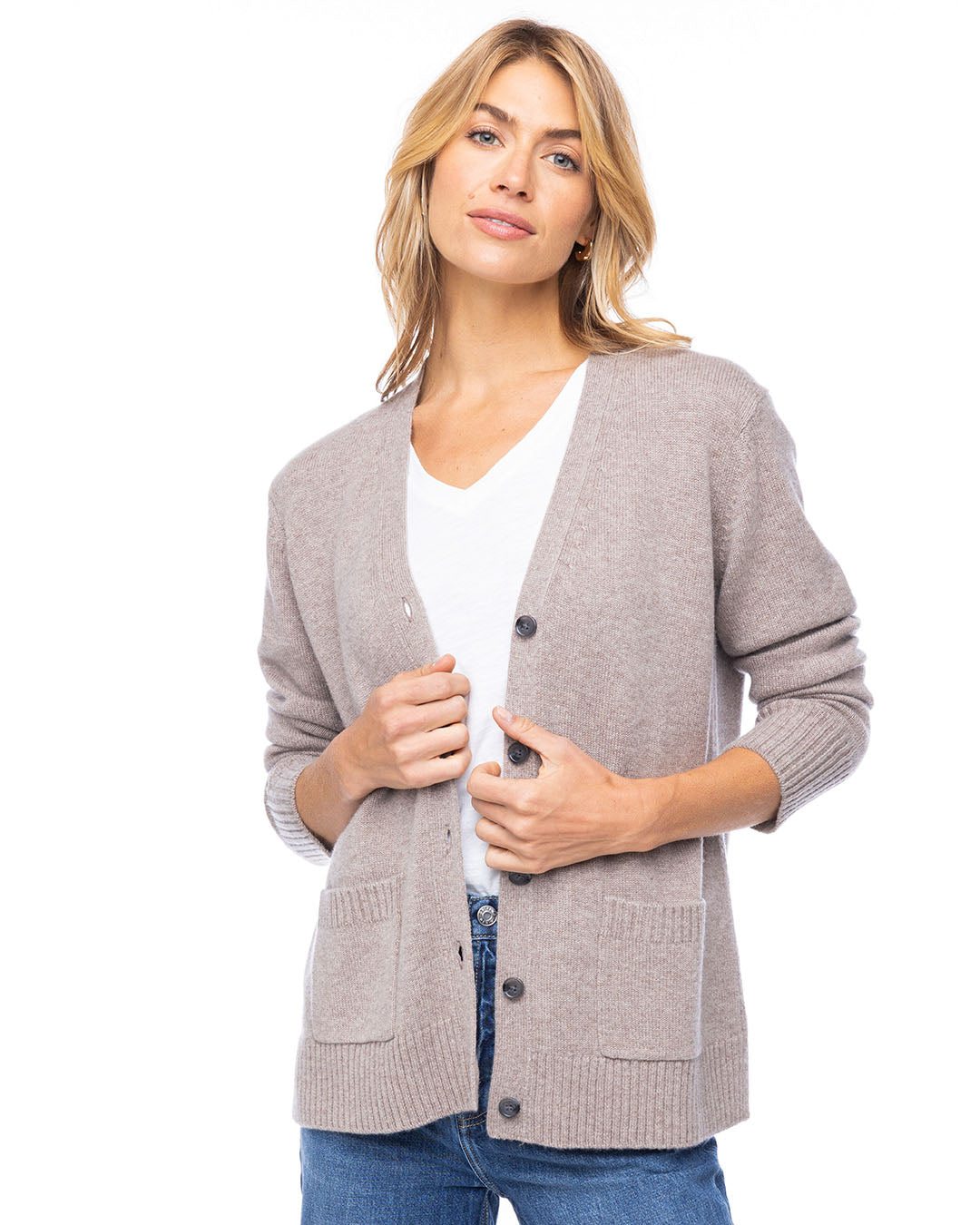 Grey boyfriend cardigan shop