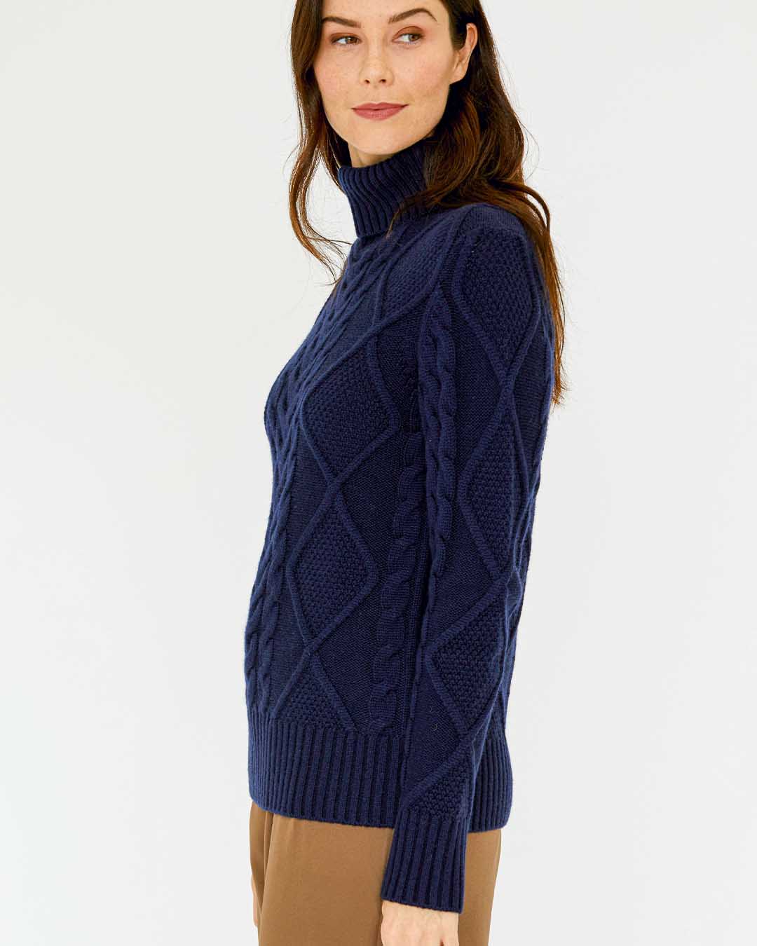 Classic Cable Turtleneck