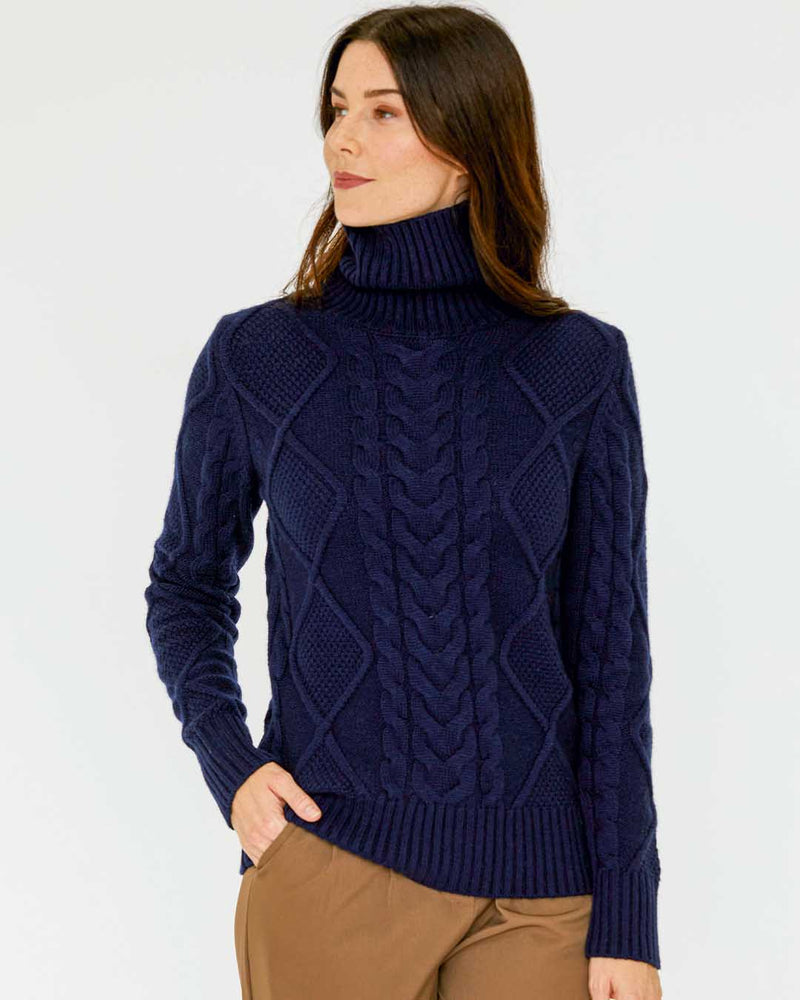 Classic Cable Turtleneck