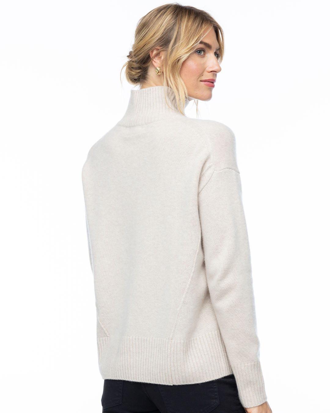 Pura Cashmere Women s Oversized Cashmere Pullover