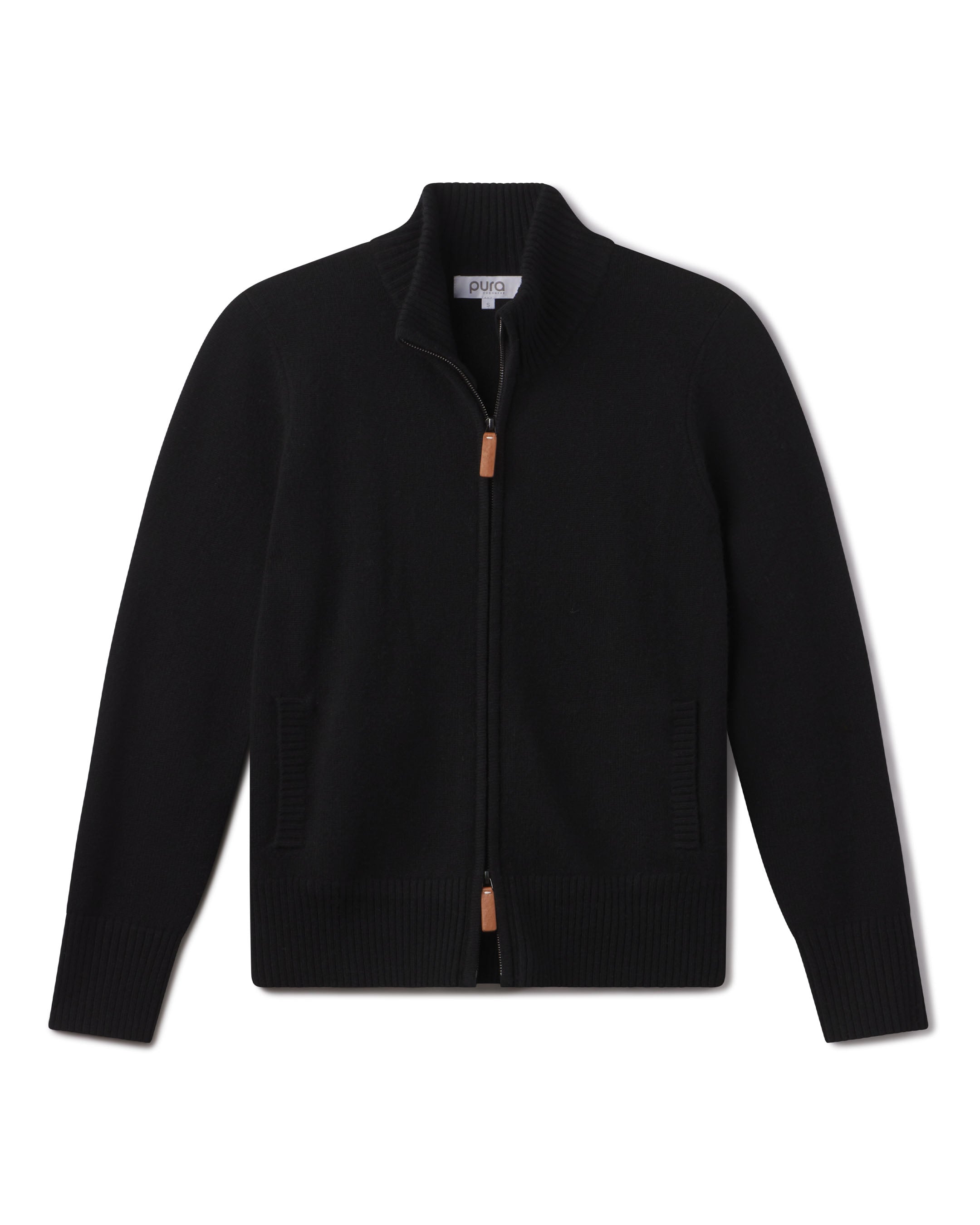 Cashmere Stand Collar Cardigan