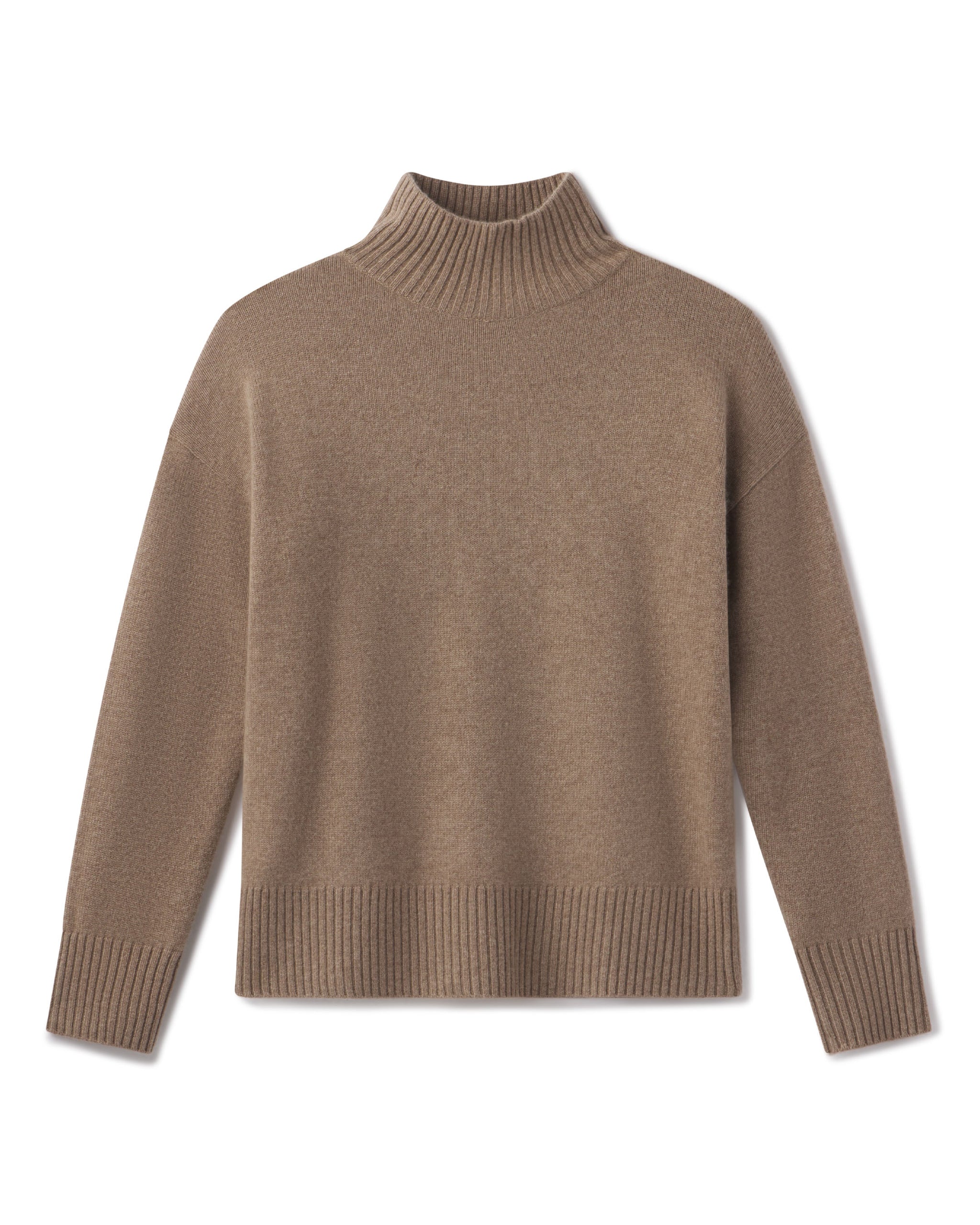【q0309015ea】Wool Cashmere Turtle Knit Women's Chunky Cashmere Turtleneck | MaisonCashmere