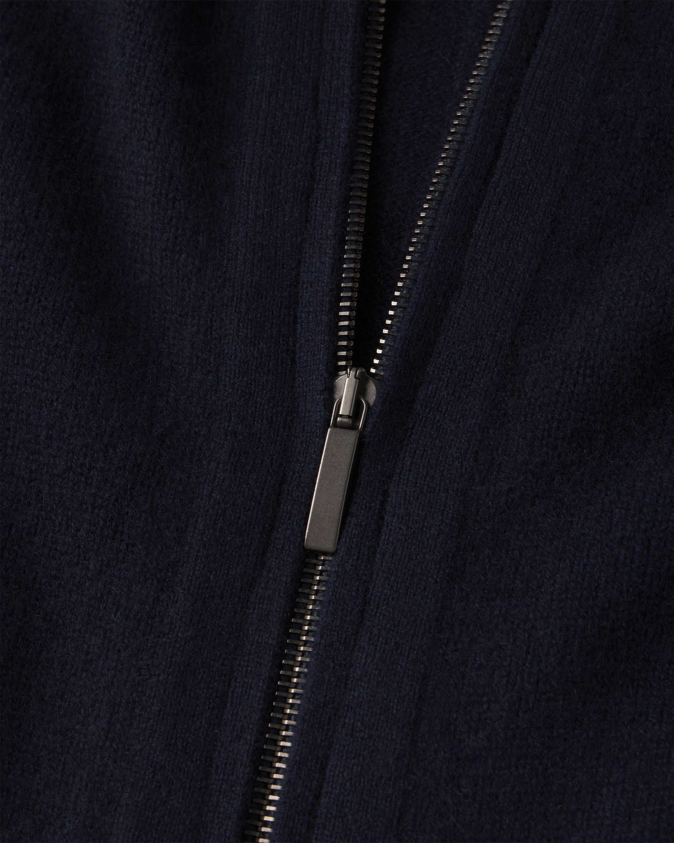 Cashmere Zip Up Cardigan