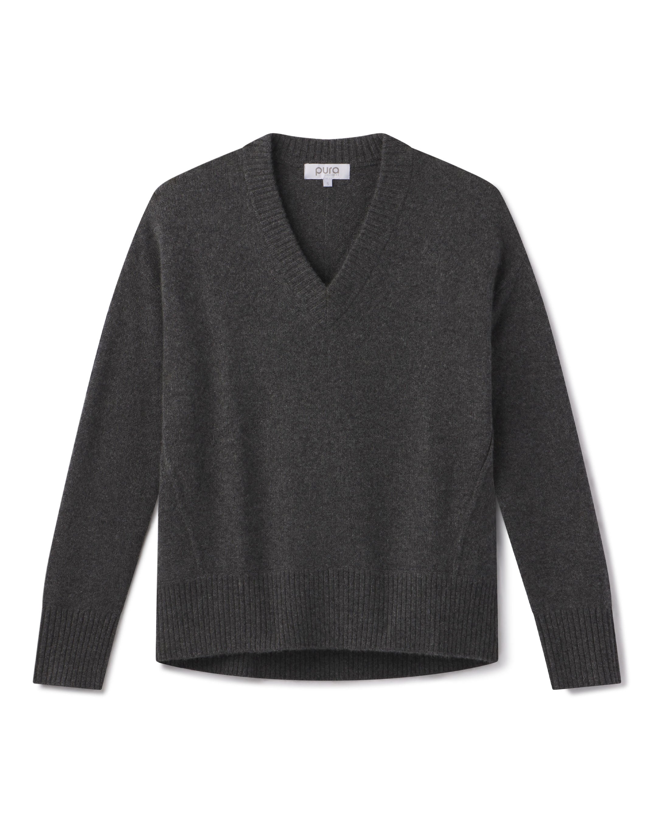 Cashmere Forward Seam V-Neck