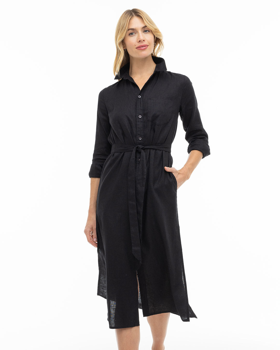 [RRACE] / ☆ Nep linen Dress / Black Anis 23 | Lace-up Jacquard Linen Corset Dress – Linennaive