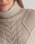 Classic Cable Turtleneck Sweater